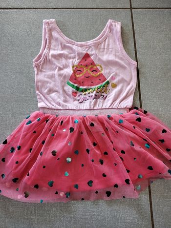 Robe pastèque T.92-98 cm