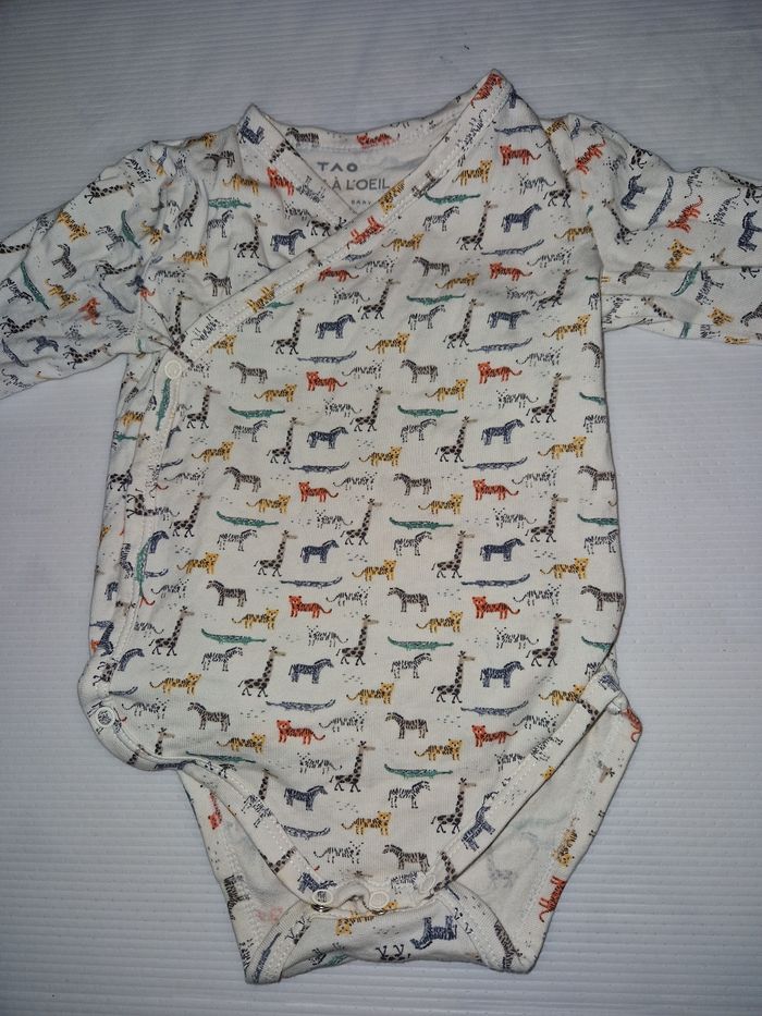 Body bébé garçon 6mois (68 cm) - photo numéro 2