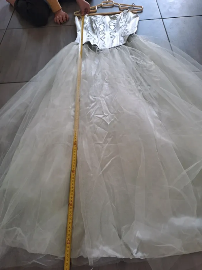 Très belle robe de soirée vintage Verte - photo numéro 19