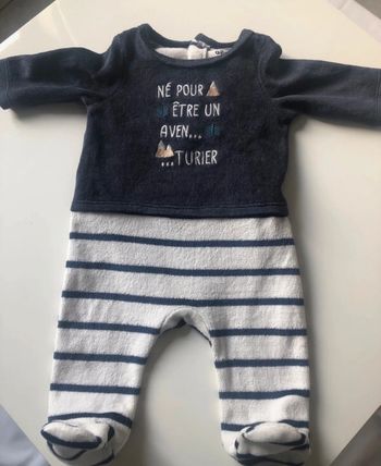 Pyjamas garçon un mois gémo