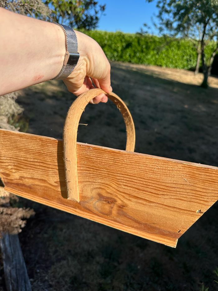 Magnifique panier en bois - photo numéro 5