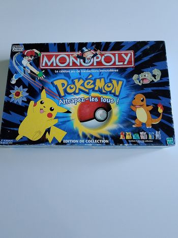 Monopoly pokémon hasbro 2000 complet