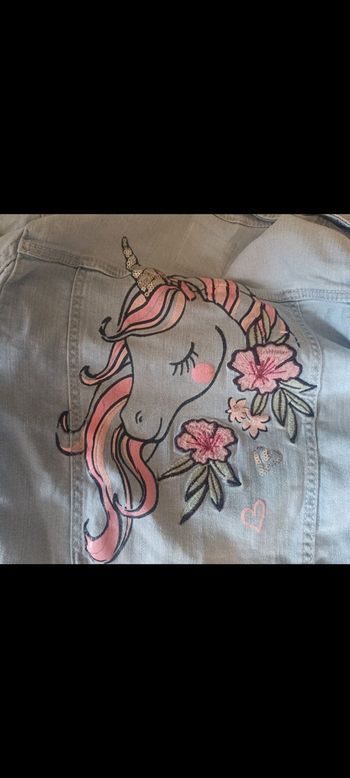 Veste jean Licorne
