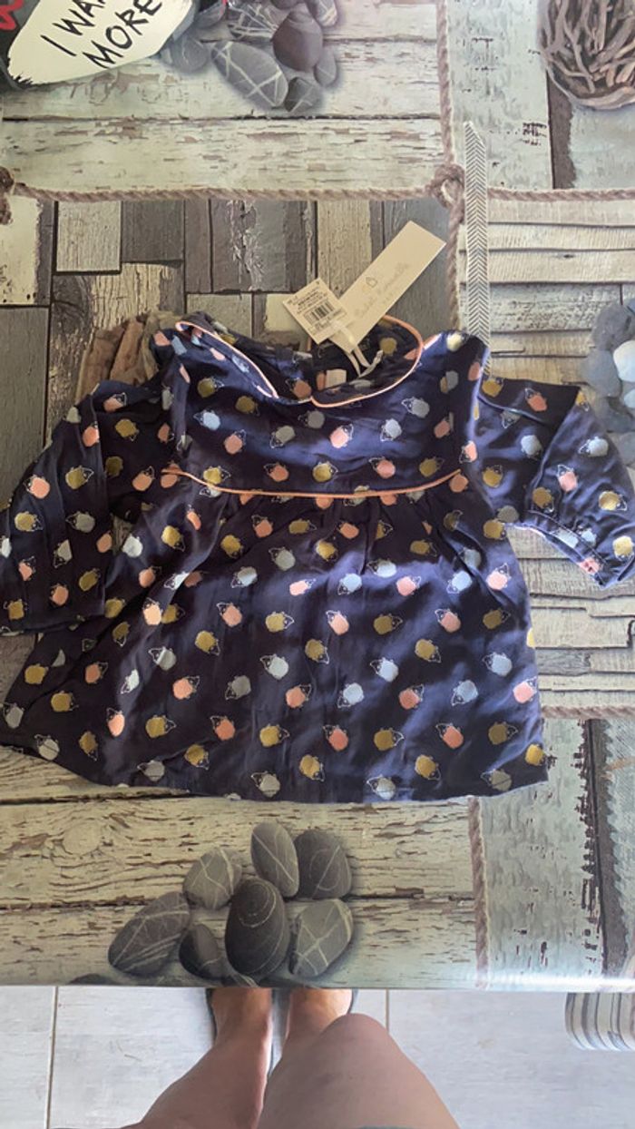 Blouse fine manches longues Cadet Rousselle