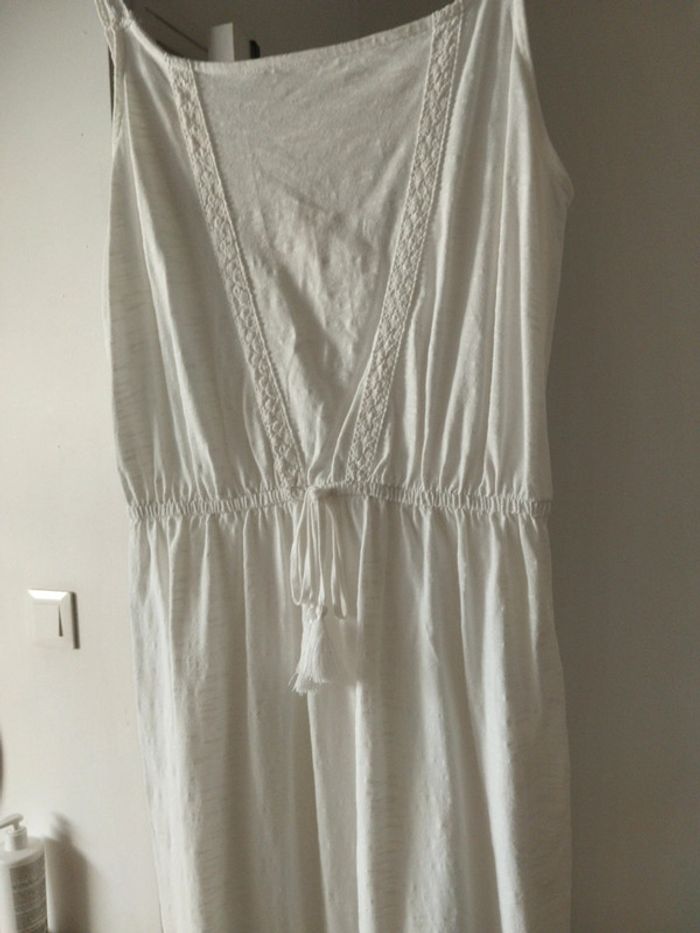 Robe blanche longue Cameieu - photo numéro 2