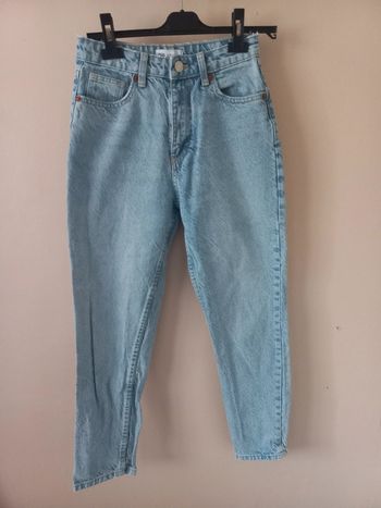 Jean mom bleu zara