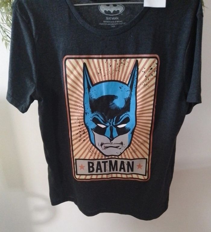 Tee-shirt Batman taille XL -polyester et coton - photo numéro 1