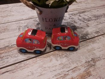lot de 2 tut tut à personnaliser