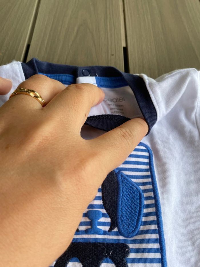 T-shirt bébé garçon 3 mois - photo numéro 3