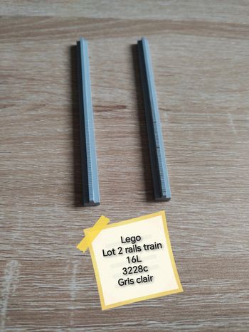 Lego lot 2 rails train 3228c