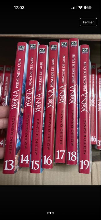 Tome 1 au 19 de Yona