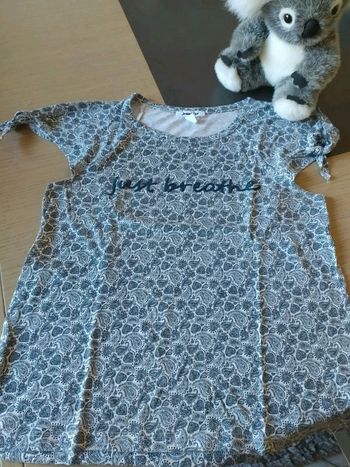 T Shirt avec manches fantaisies