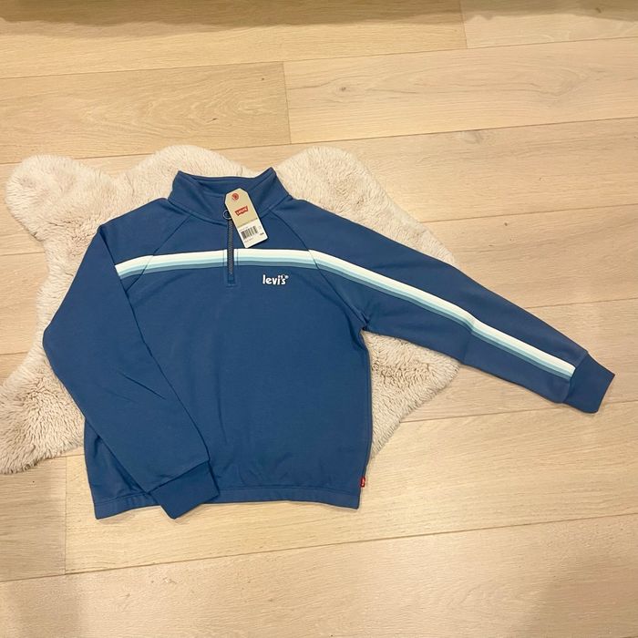 Sweat zippé Levi's bleu 16 ans - neuf avec étiquette - photo numéro 2