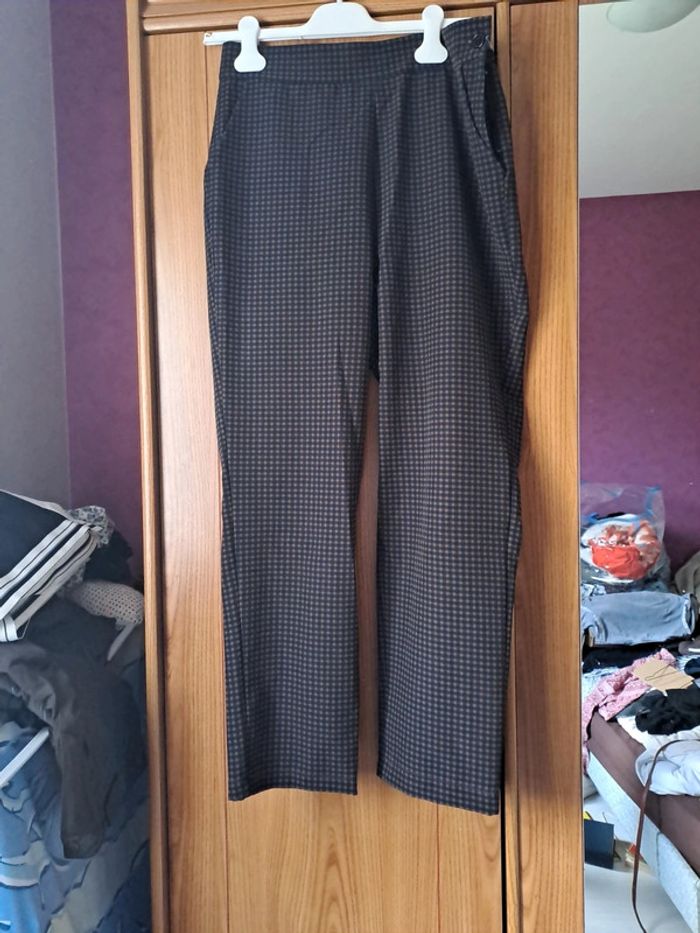 Pantalon à carreaux La fée maraboutée 40