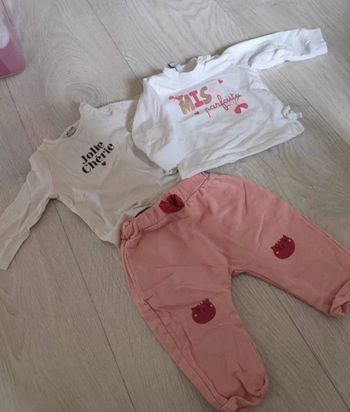 Lot manche longue + petit pantalon