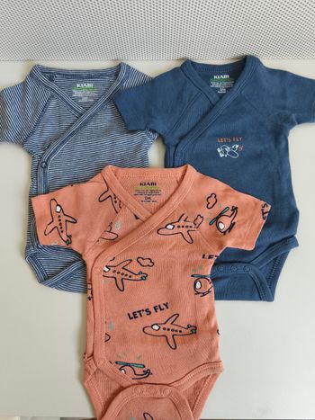Lot de 3 bodies naissance