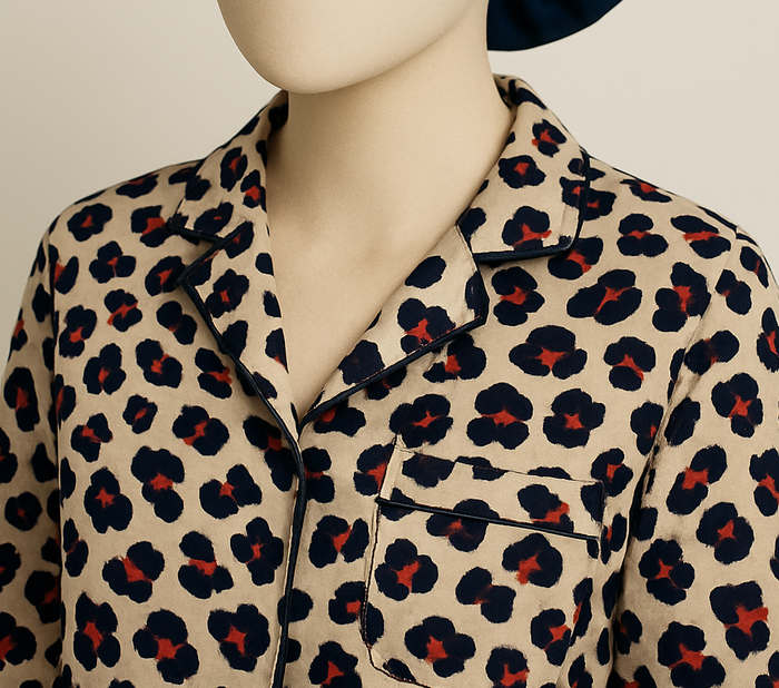 Dodo Stylé Assuré ! Pyjama Chemise Léopard Multicolore - Super Confort !