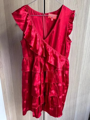 NEUVE Sublime robe 100%soie Manoush taille 38 rouge