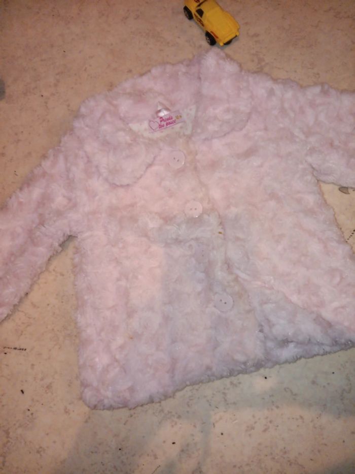 Veste légère 12 mois effet chantilly rose clair pas de vinted go - photo numéro 2