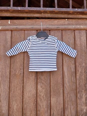 Tee-shirt manche longue 3 mois kiabi