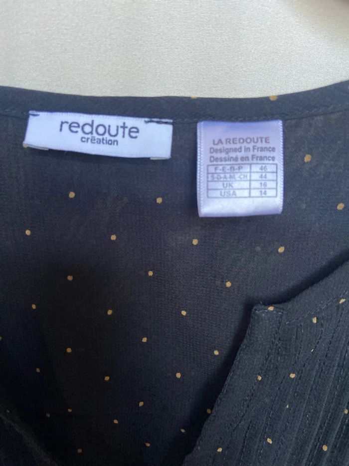 Blouse noire à pois - photo numéro 2