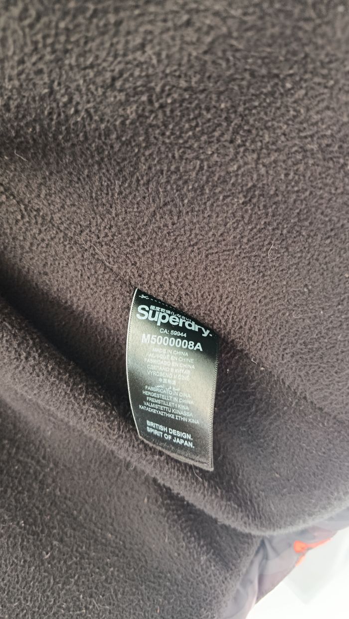 Doudoune Superdry camouflage tricolore - photo numéro 8