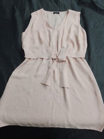 Robe chic rose poudré