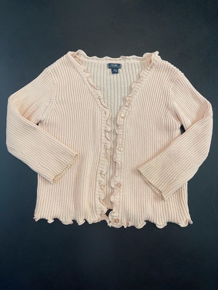 Gilet côtelé 18 mois