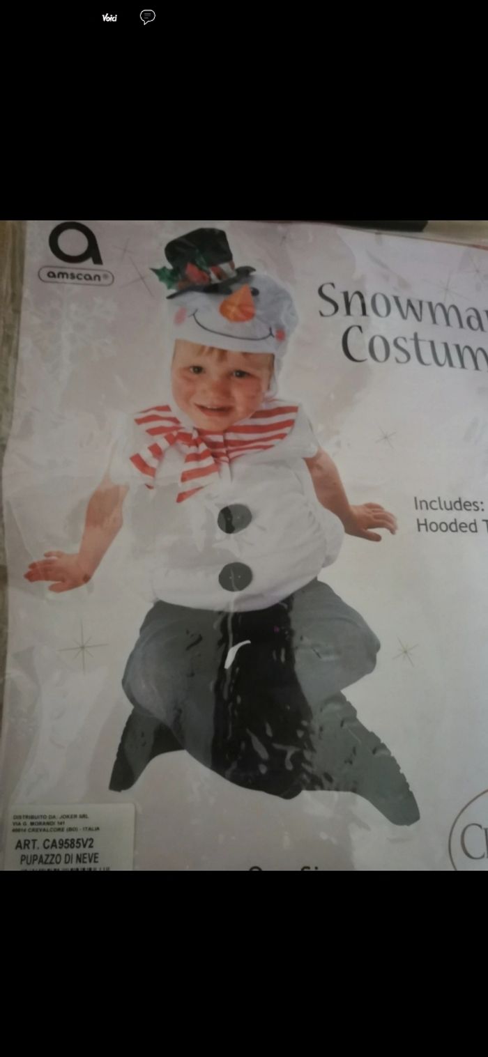 Déguisement bonhomme de neige - photo numéro 2