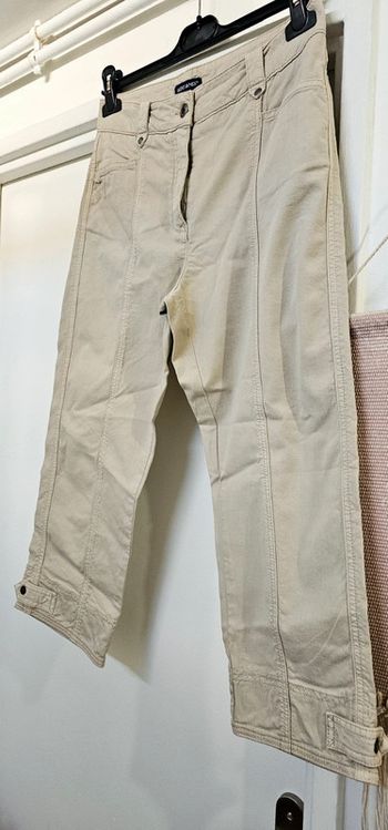 Pantacourt Bermuda Short long Coton Elasthane Saint James Taille 40