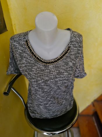 Pull manche courte