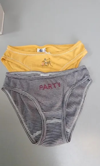 Lot de 2 culottes marque petit bateau taille 10 ans
