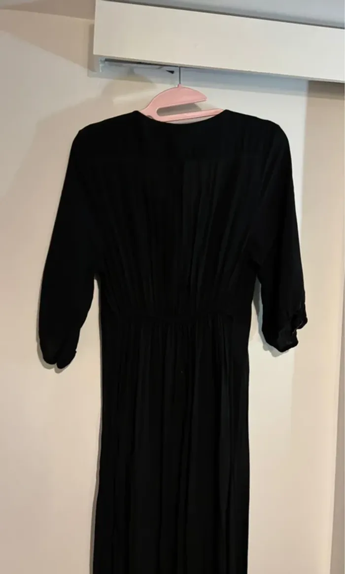 Robe Longue Noire Élégante – Taille 38/M - photo numéro 6
