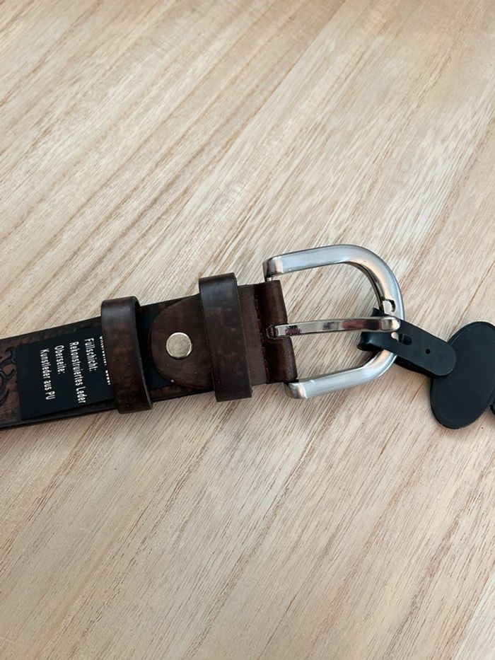 Ceinture véritable cuir 95cm neuve avec étiquette - photo numéro 6