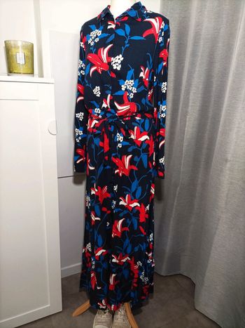 Robe longue fleurie