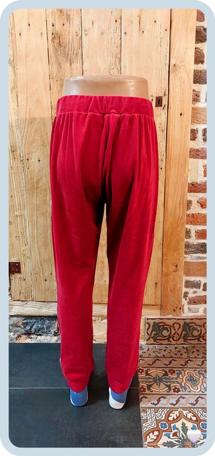 pantalon rouge cœur hunkemoller taille L - photo numéro 3