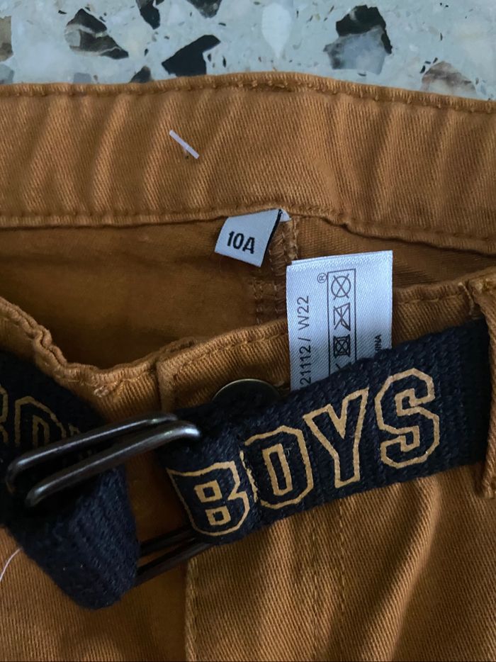 Pantalon camel avec ceinture - photo numéro 2