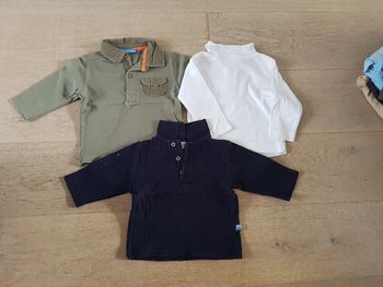 Hauts à manches longues garçon en 6 mois