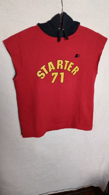 Sweat sans manches rouge – 10 ans