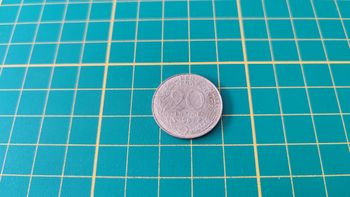 Pièce de 20 ct centimes de franc 1987 pièce de monnaie #SPDF