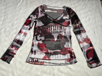 Haut transparent et débardeur S a M