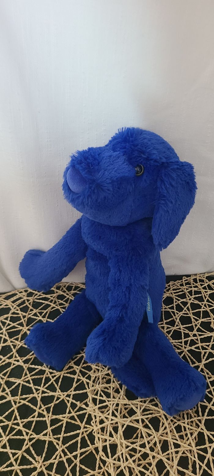 Ecole des loisirs Peluche Chien Bleu - photo numéro 5