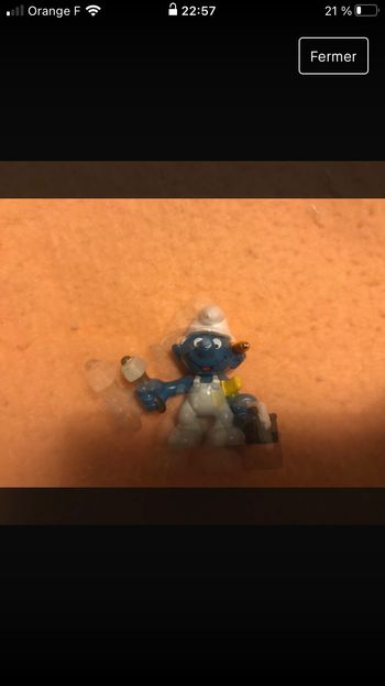 Figurine schtroumpfs bricoleur