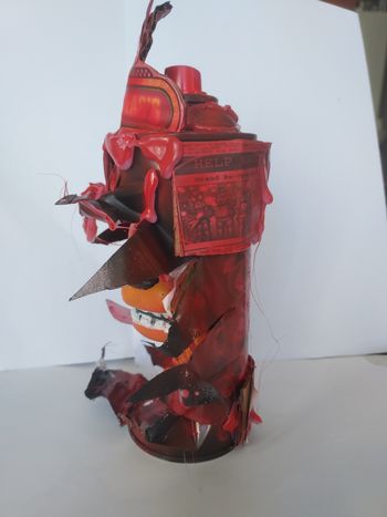 Figurine pop faite main Dans une bombe de peinture ✨️