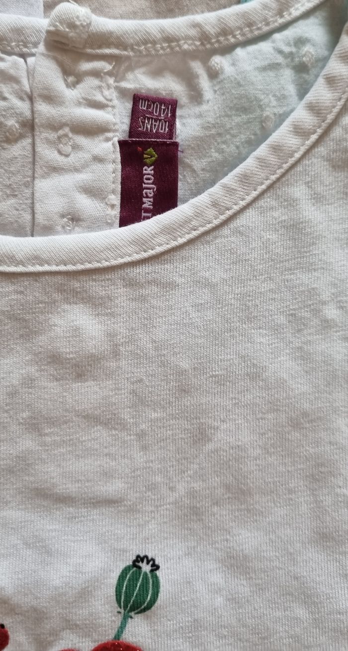 Lot de 3 tee-shirts à manches courtes, Sergent Major, 10 ans - photo numéro 4