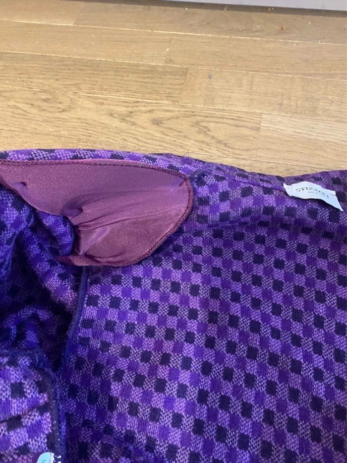 Veste violette laine et mohair Stizzoli taille 48 IT - photo numéro 6