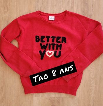 Pull tape à l'œil 8 ans