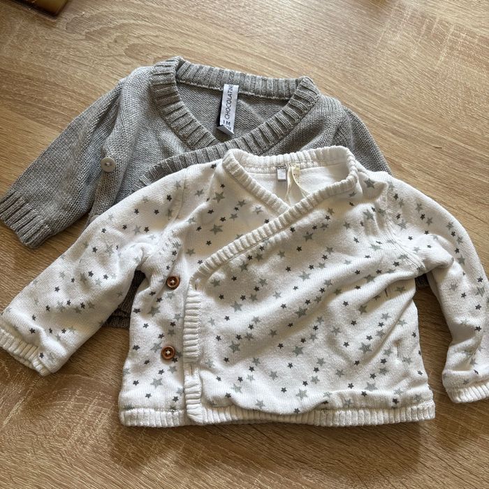 Lot de 2 gilets 1 Mois