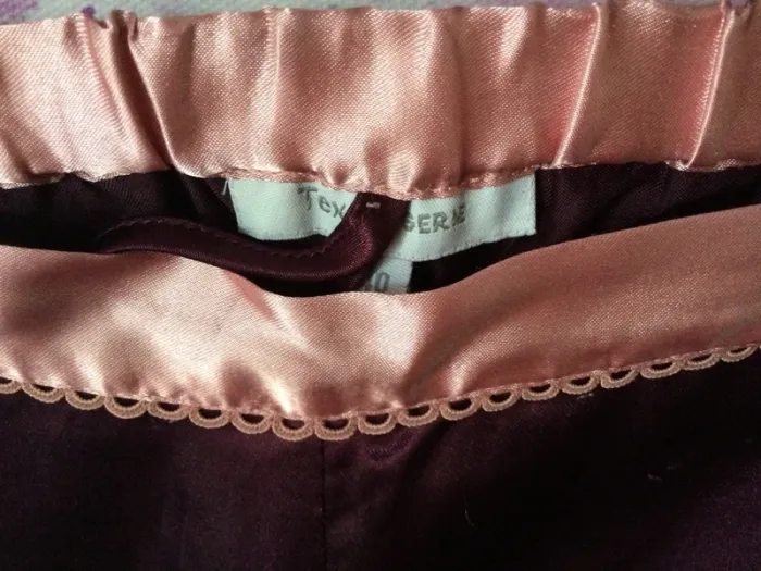 Pantalon satin bas de pyjama taille 40 - photo numéro 3