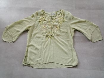 Top vert clair taille L Daqipeng